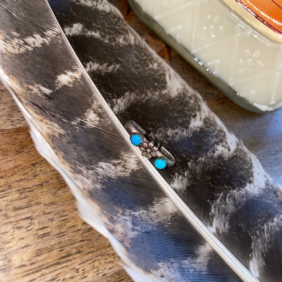 Sterling Silver & Turquoise Apple Watch Band - Picture 1 of 1